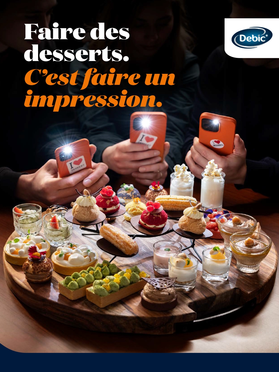 Faire des desserts. C'est faire un impression. Brochure