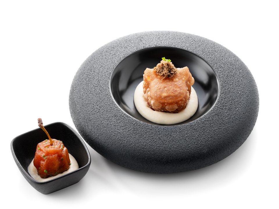 Stewed pork cheek