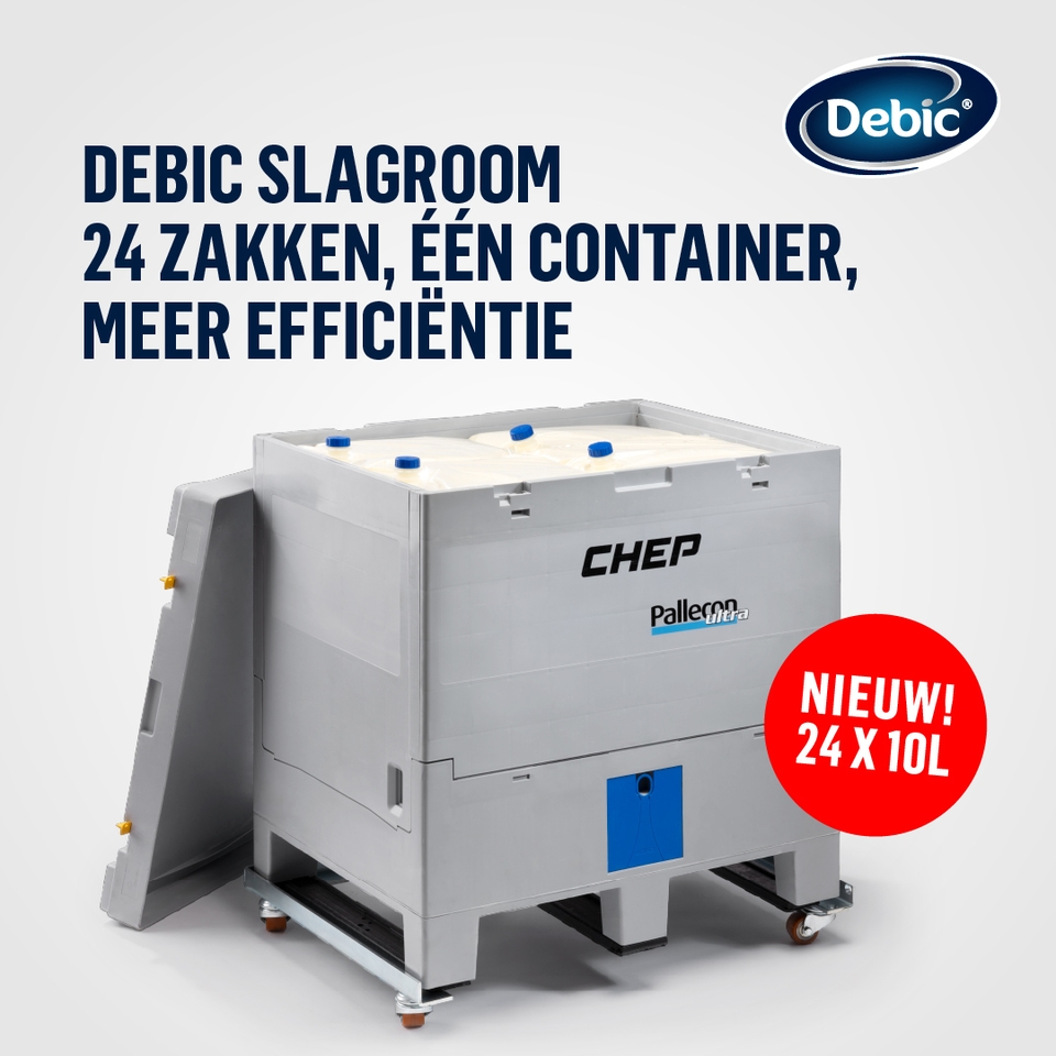 Debic Slagroom nu ook in 24 x 10L container banner