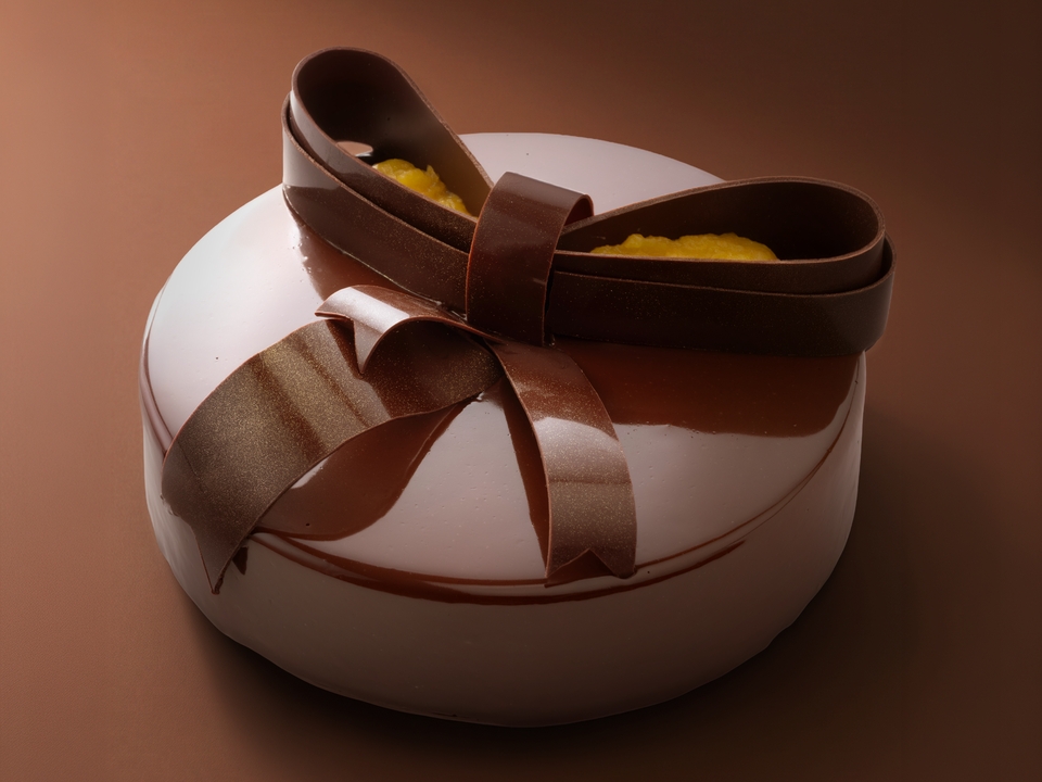 Chocolate orange entremet