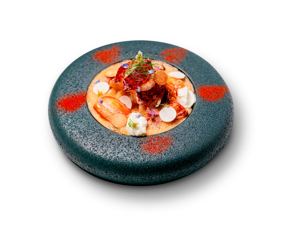 Lobster and foie gras royale