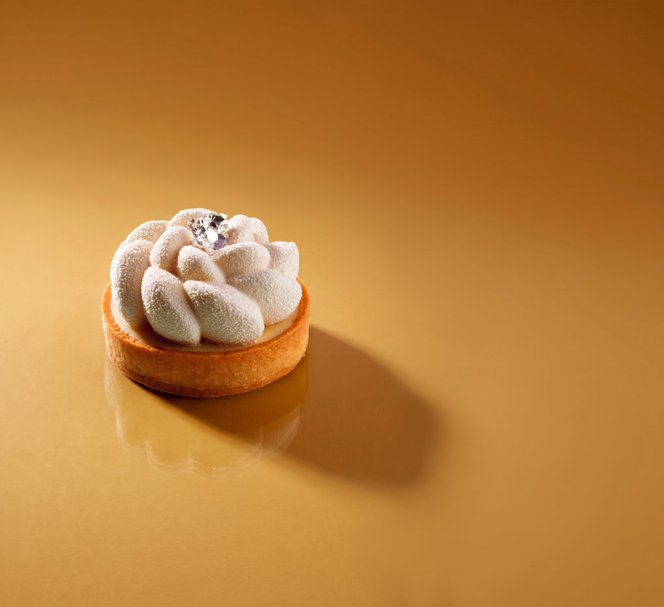 orange namelaka tartlet