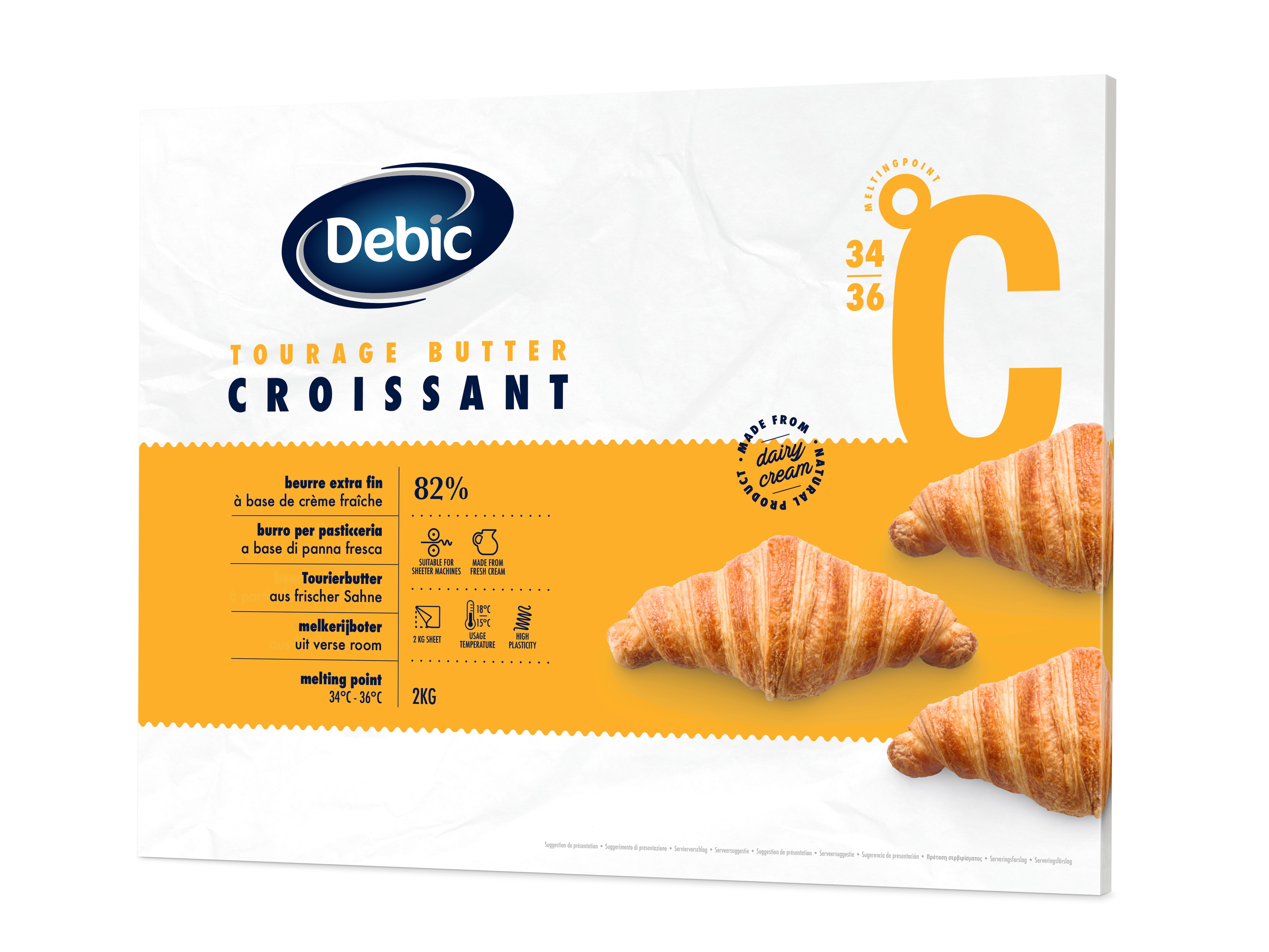 Beurre extra-fin Croissant Debic 5x2kg