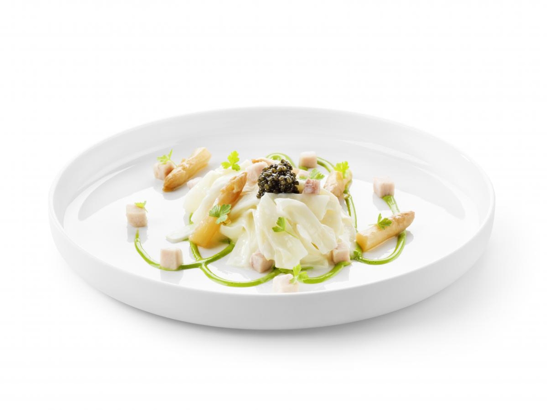 White asparagus tagliatelle - photo1 | Debic