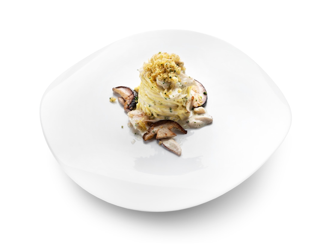 Tagliolini allo stoccafisso e porcini à la crème - photo1 | Debic