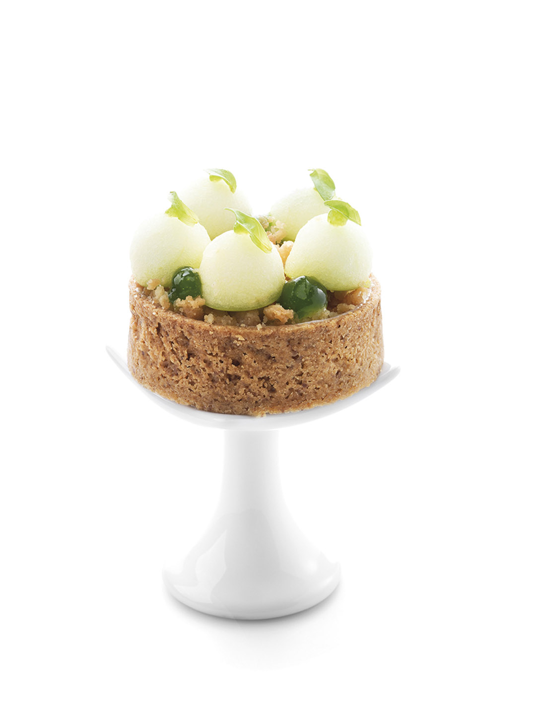 Tartaleta mascarpone, manzana verde
y albahaca tailandesa - photo1 | Debic