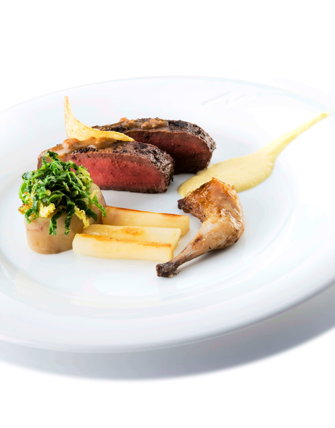 Filete de ciervo asado y codornices - photo1 | Debic