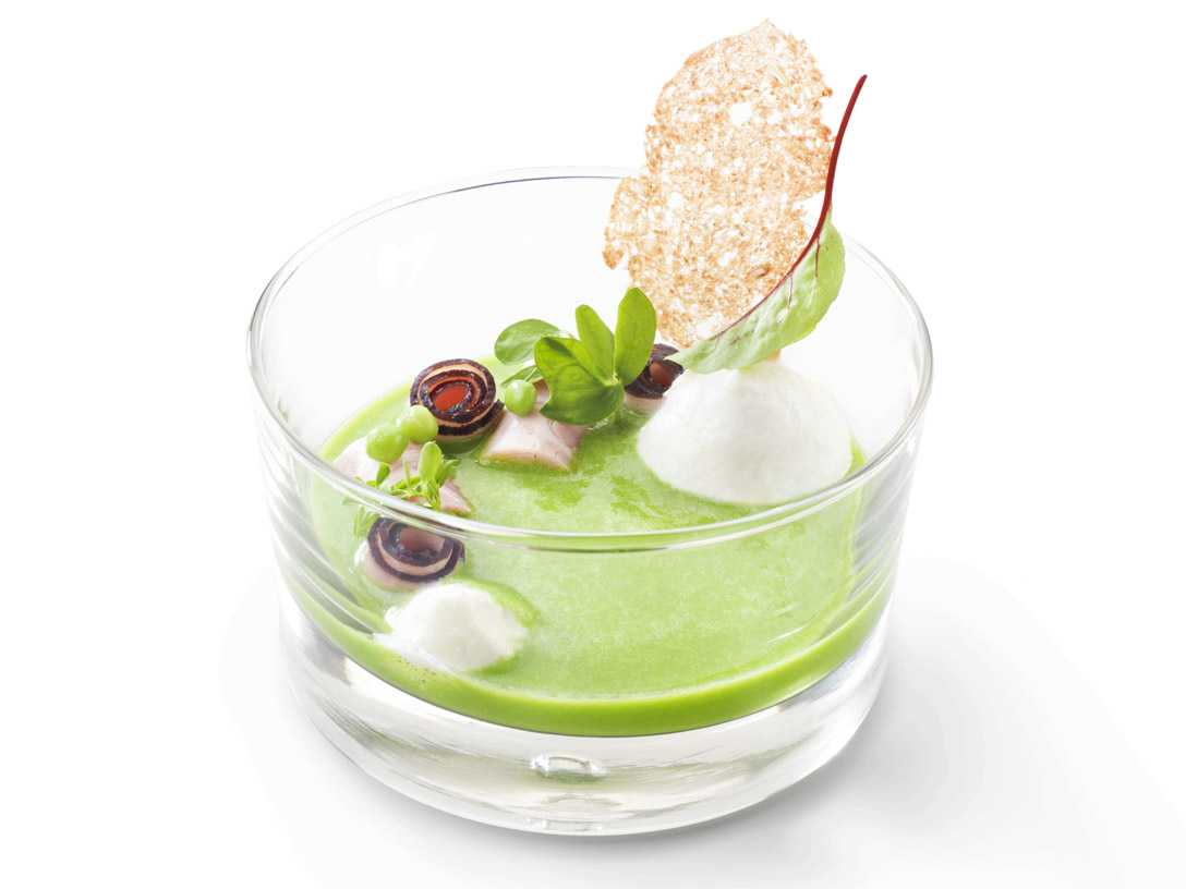 Crema de guisantes con panceta ahumada - photo1 | Debic