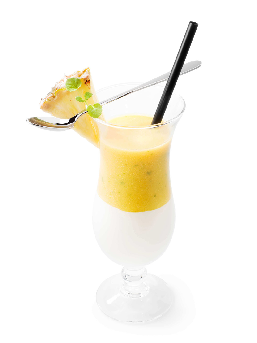 Parfait à la noix de coco avec un smoothie ananas - photo1 | Debic