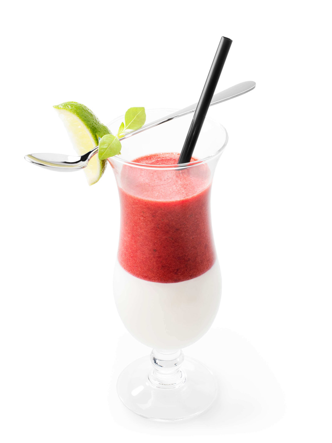 Parfait de chocolat blanc avec smoothie à la cerise - photo1 | Debic