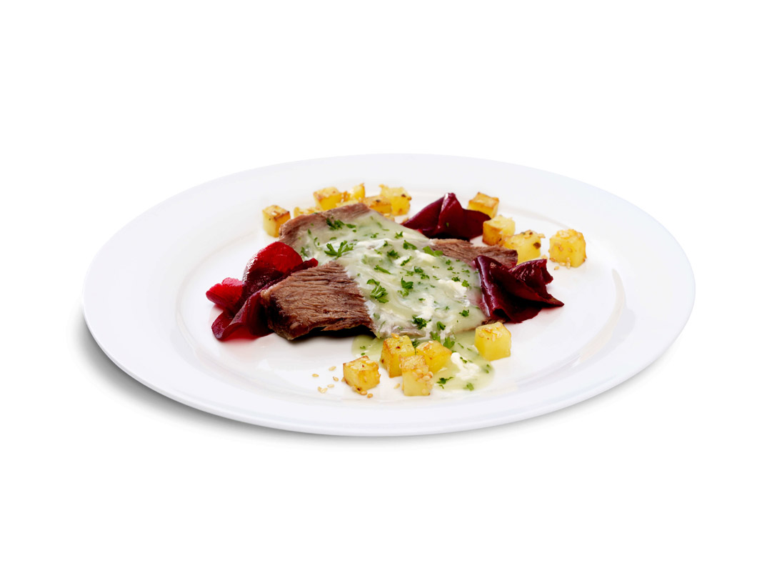 Tafelspitz mit Wasabi Schaumsauce - photo1 | Debic