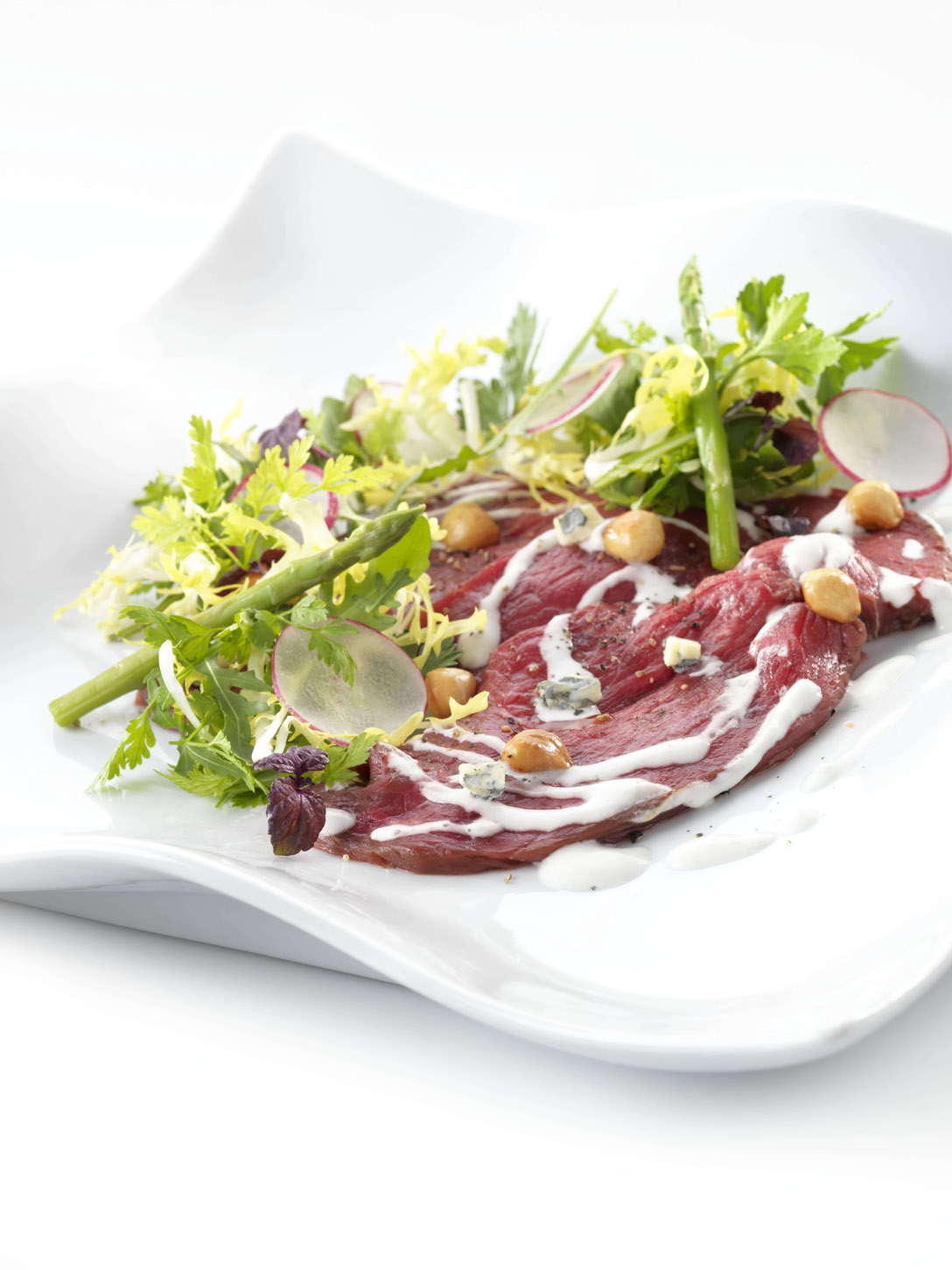 Carpaccio con salsa Roquefort - photo1 | Debic