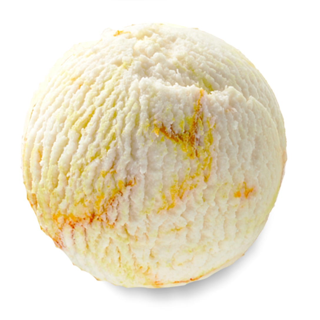 Sherbet à la noix de coco avec variegato mangue-passion - photo1 | Debic