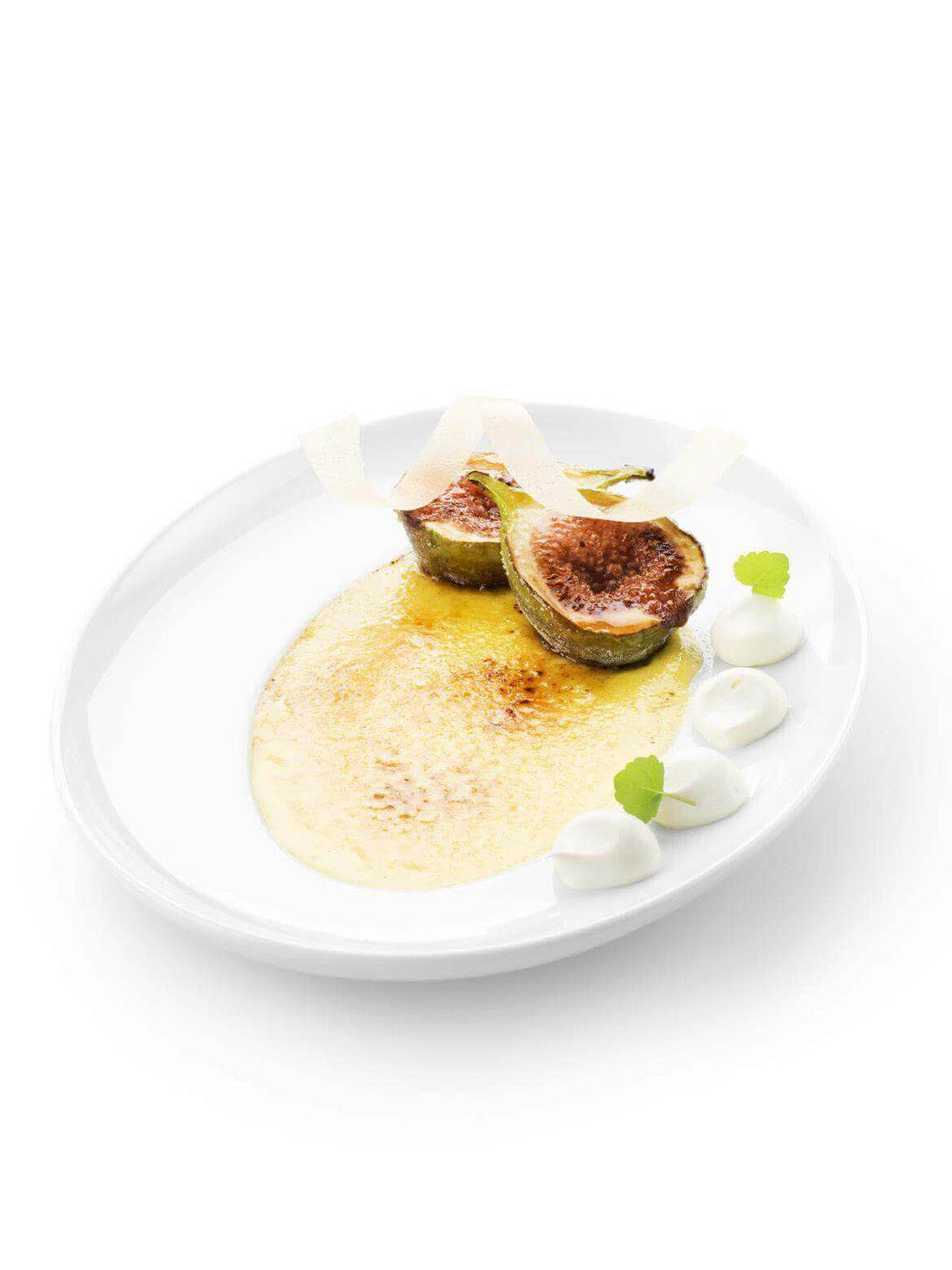 Crème brûlée with caramelised figs - photo1 | Debic