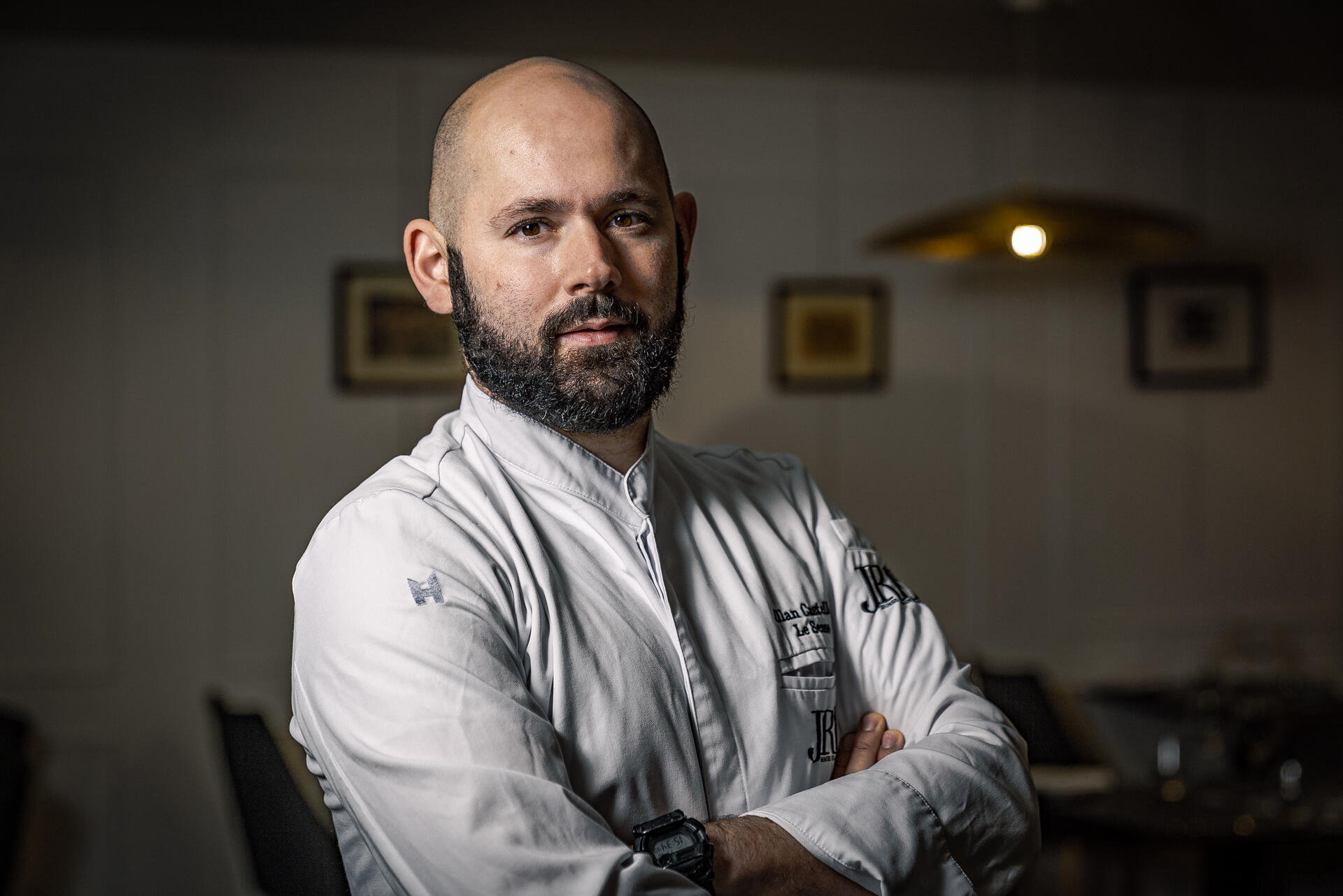 Foie gras poêlé, cromesquis d’escargot, poireaux, velouté d’artichaut - photo2 | Debic