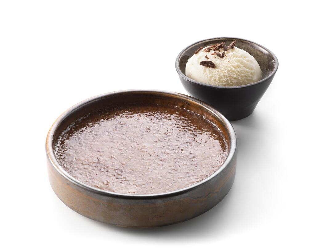 Crème brûlée con chocolate negro - photo1 | Debic