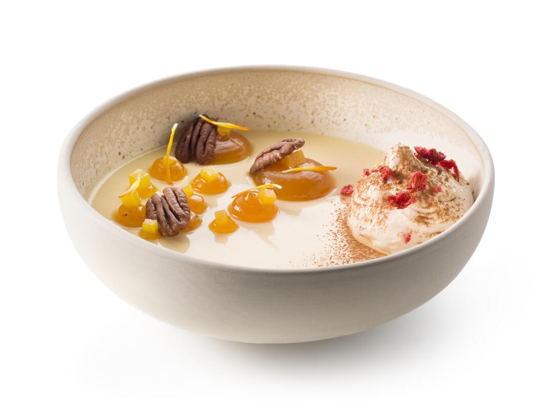 Panna cotta con caramelo de calabaza, - photo1 | Debic