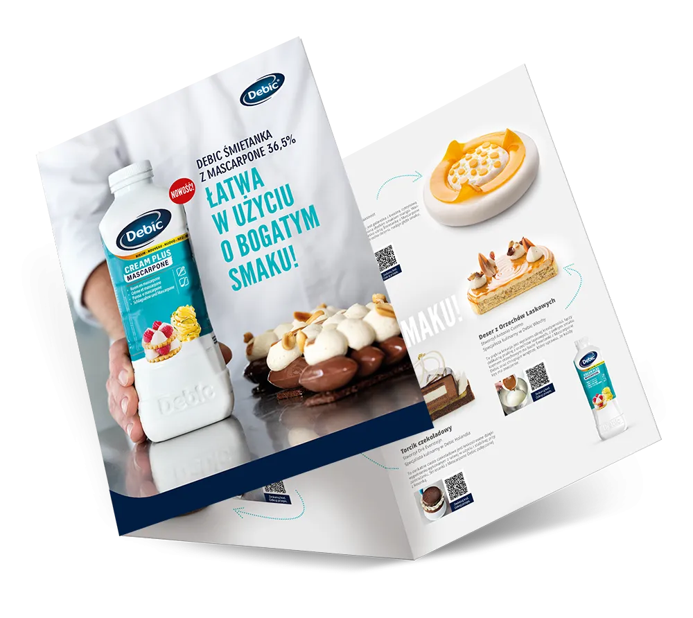 Broszura Debic Śmietanka z Mascarpone