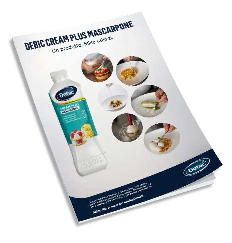 Copertina ricettario cream plus debic