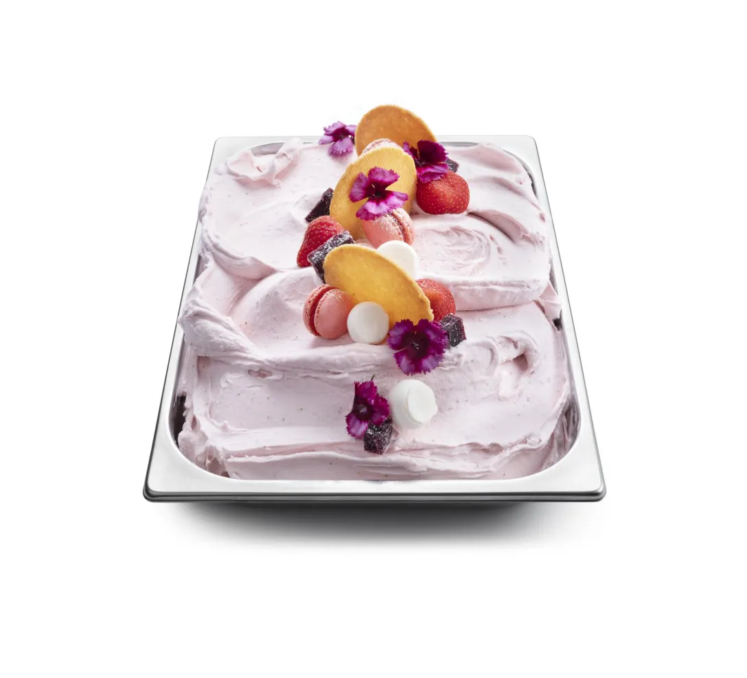 Glace yaourt-myrtille