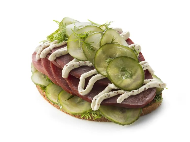 Tartine de pastrami