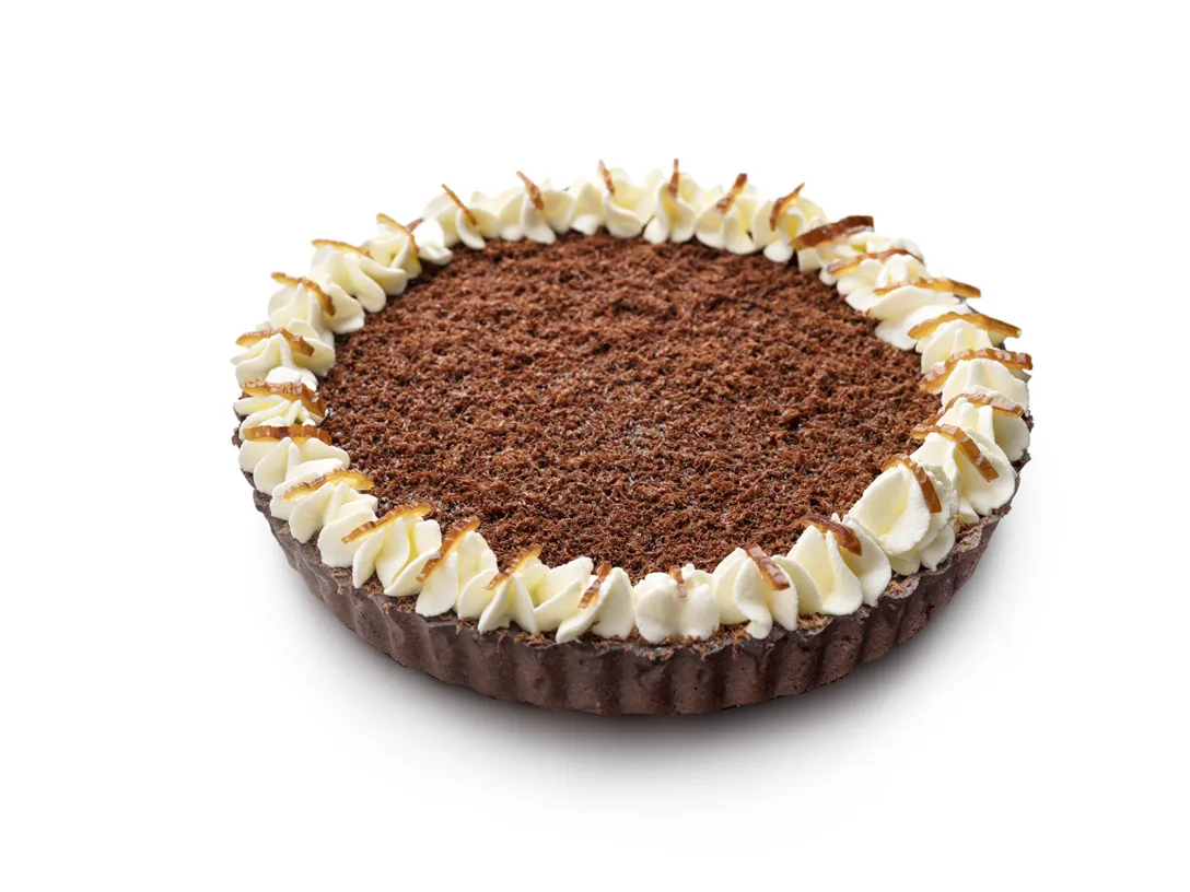 Tarte chocolat-romarin