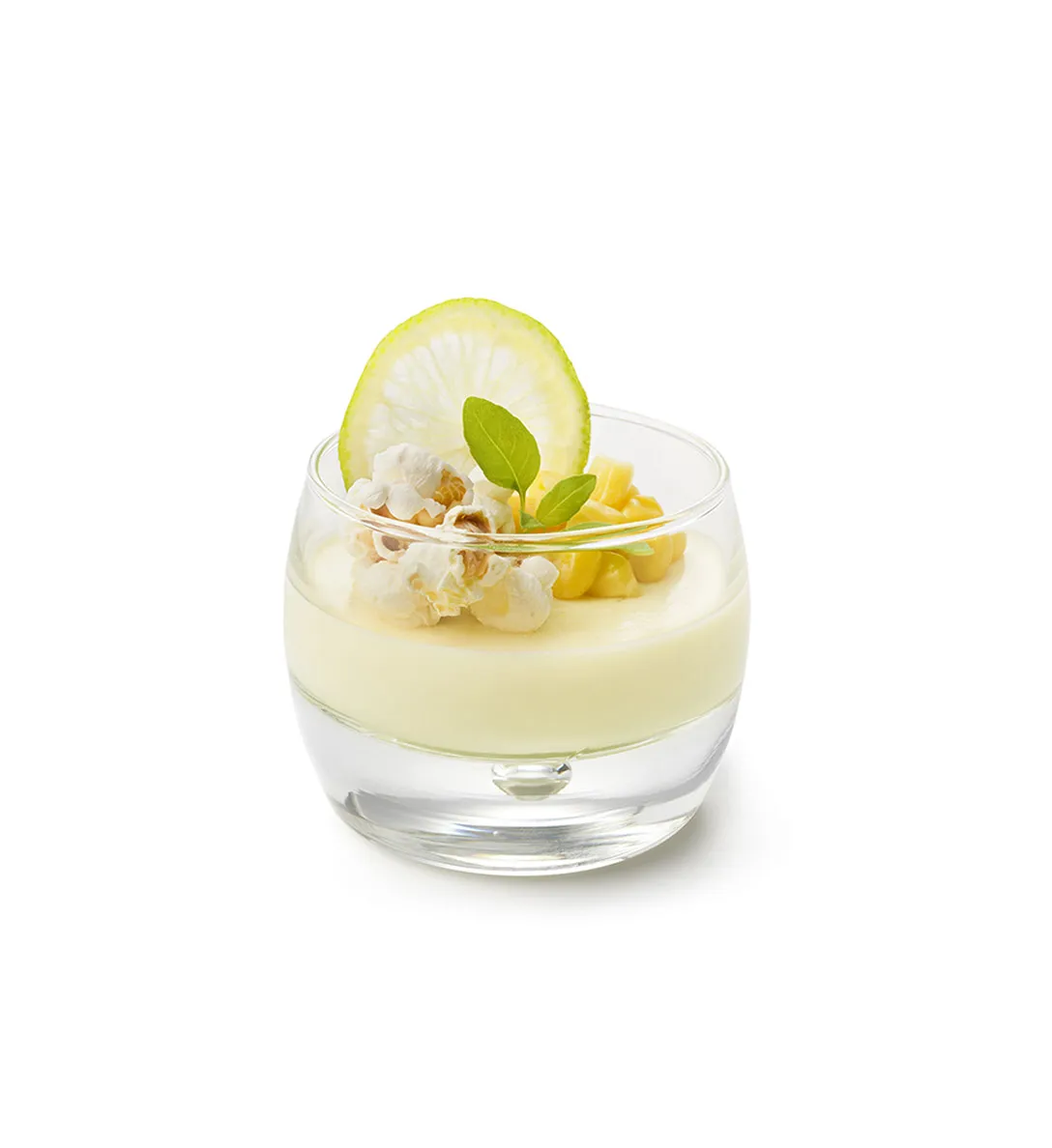 Panna Cotta con lima y chocolate blanco