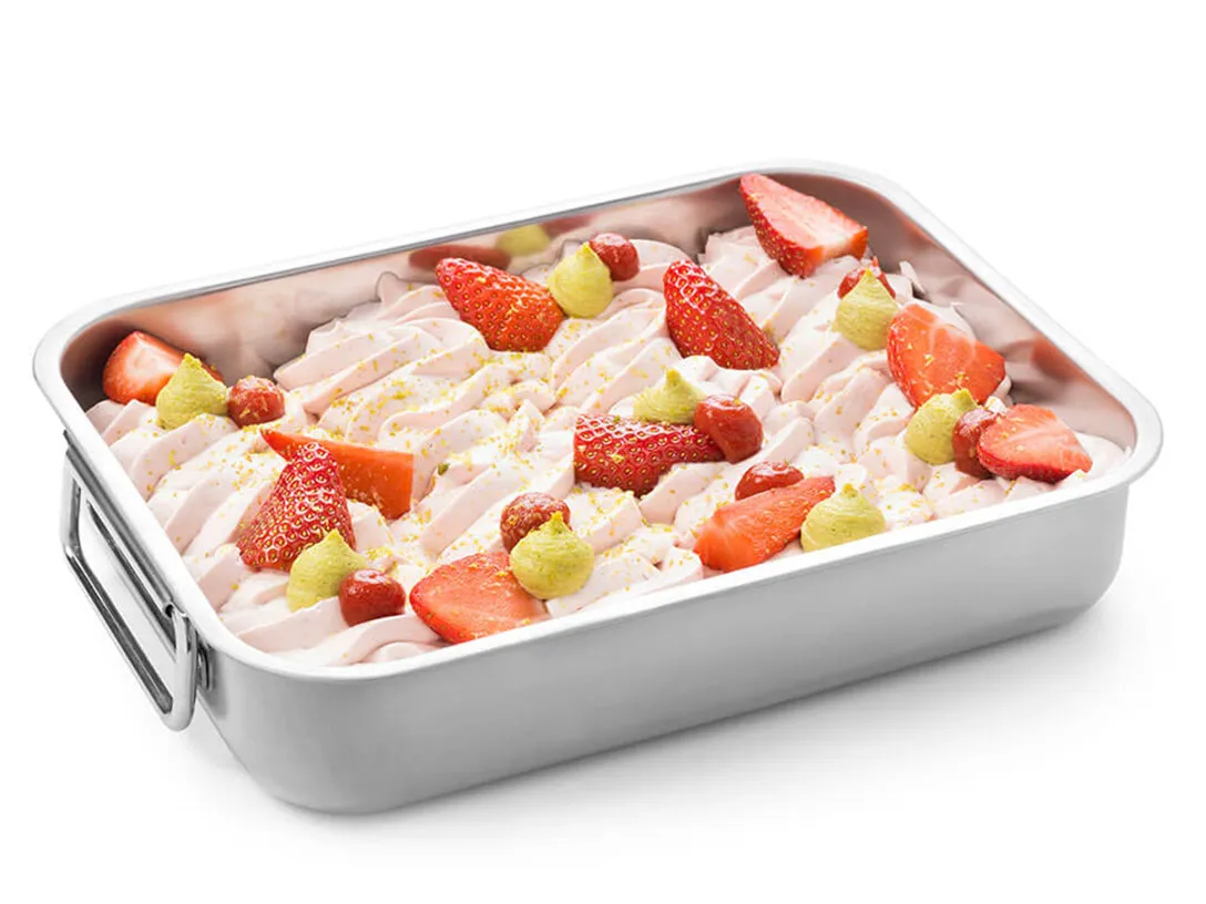 Mousse de mascarpone con fresas