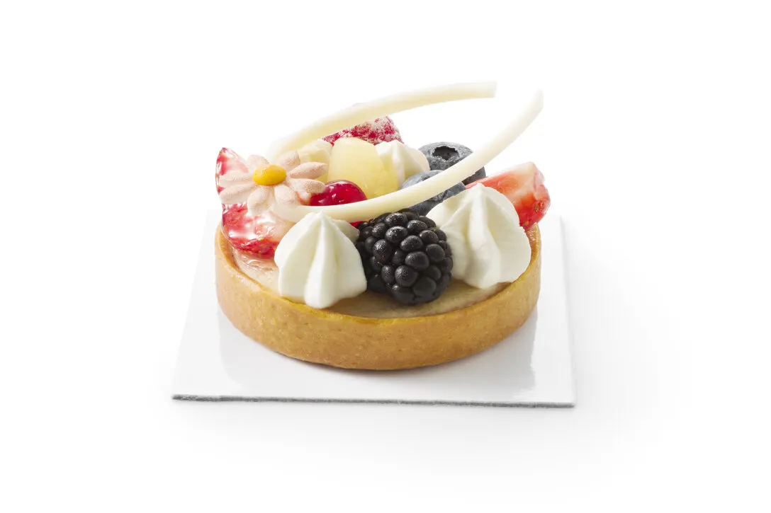 Tartelette met zomers fruit