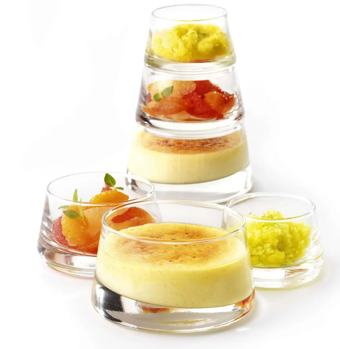 Trilogie van citrusvruchten met limoncello