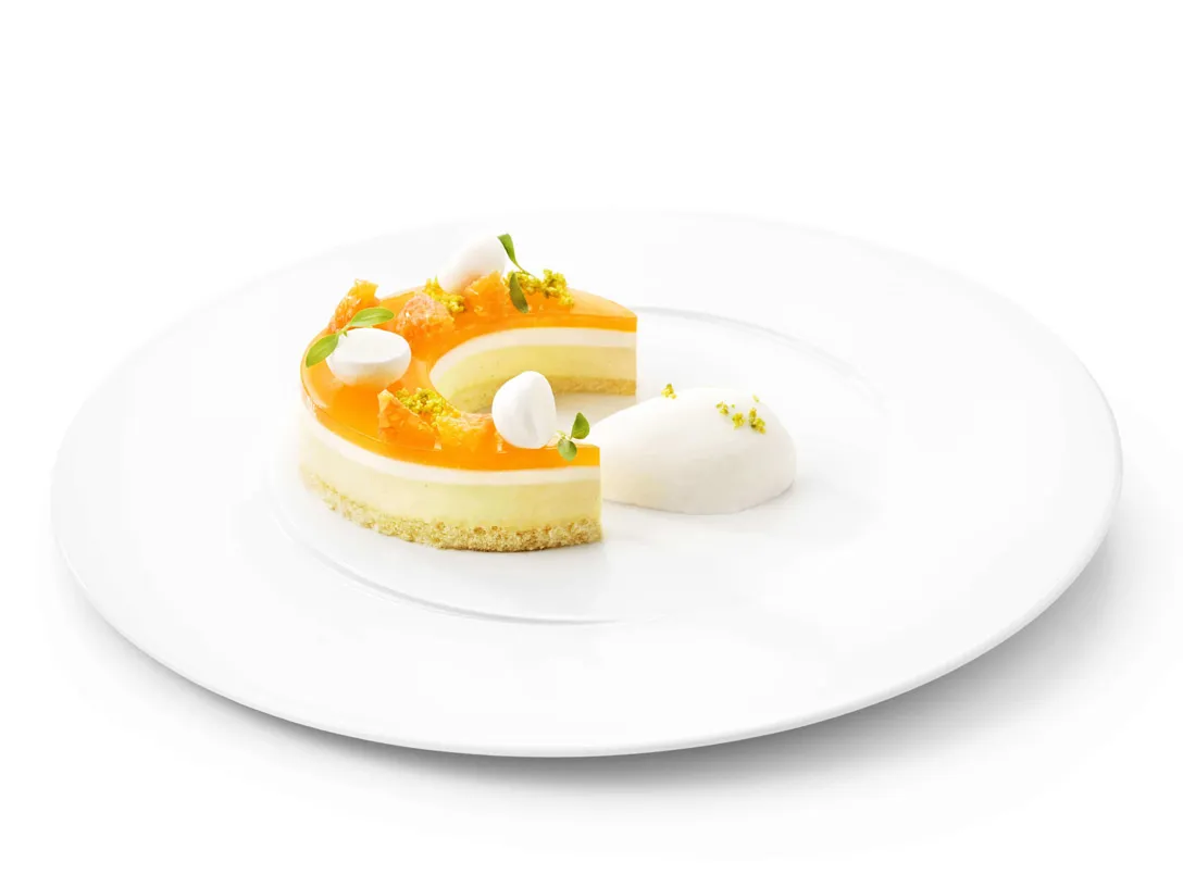 Citrustaartje met geitenkaas