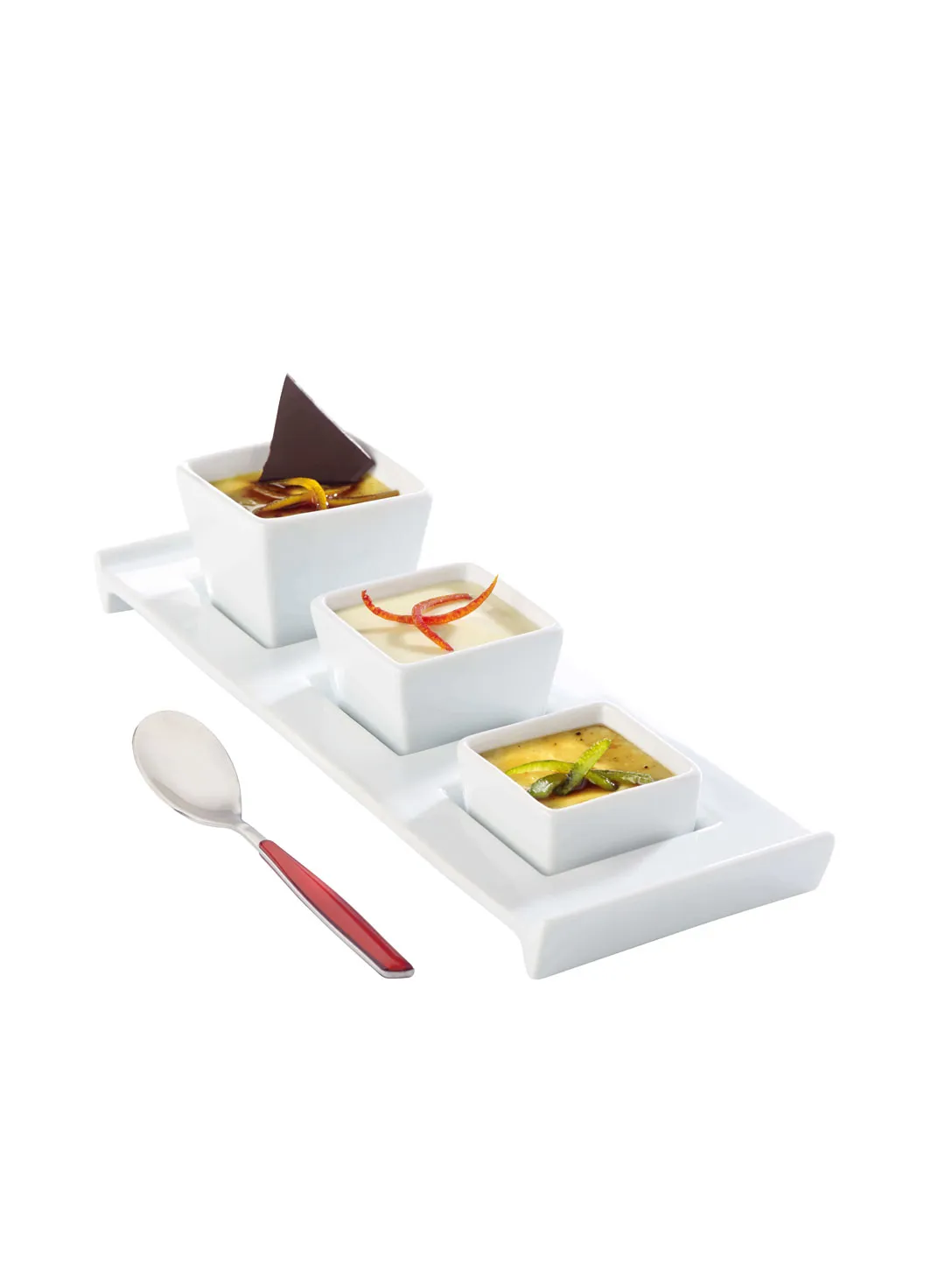 Trio de crème brûlée agrumes