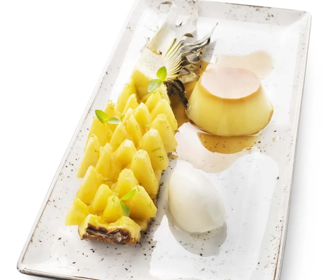 Crème Caramel avec rhum