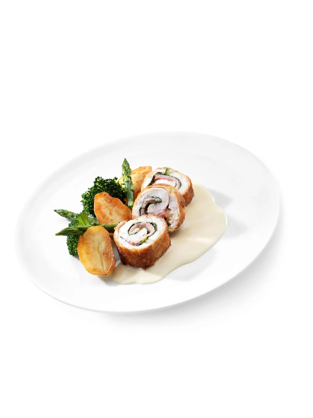 Cordon bleu royal à la sauce suprême