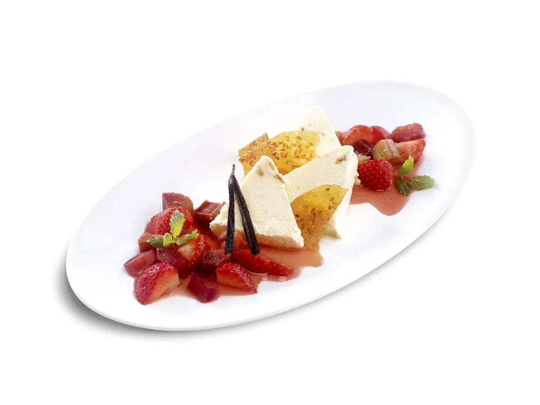Sesamkrokantparfait