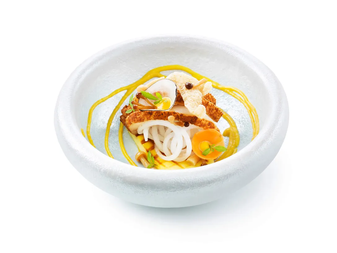 Sashimi van heilbot tandoori