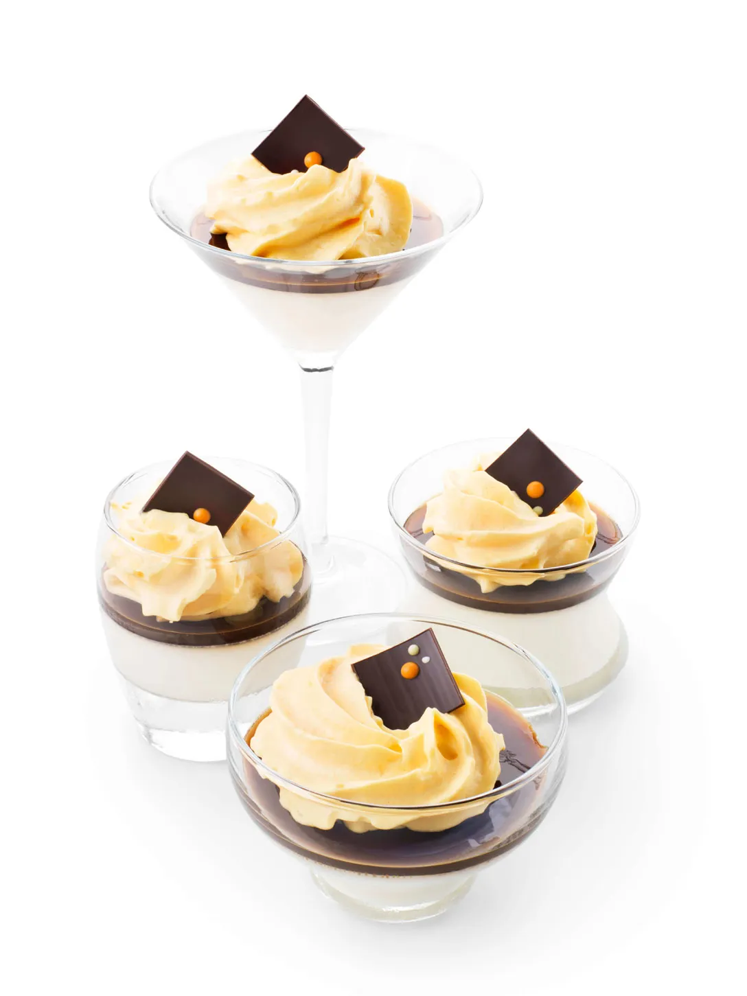 Panna cotta au café