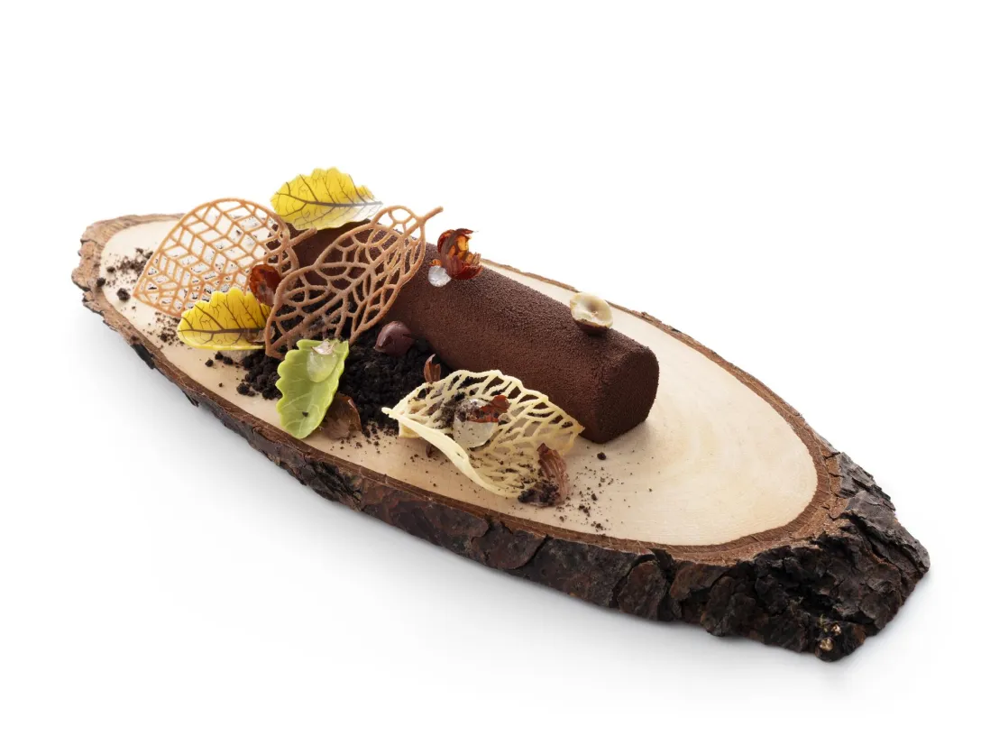 Tronchetto di parfait alle nocciole