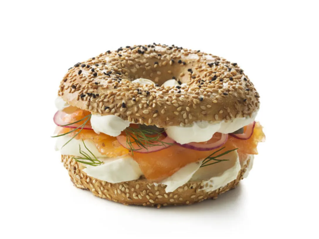 Bagel de salmón New York
