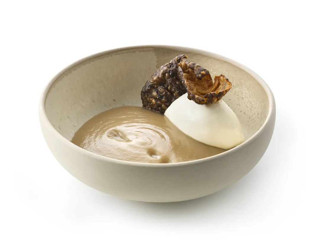 Soupe de topinambours caramélisés