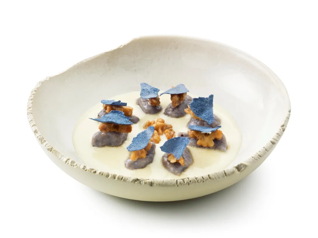 Gnocchis de vitelottes noires