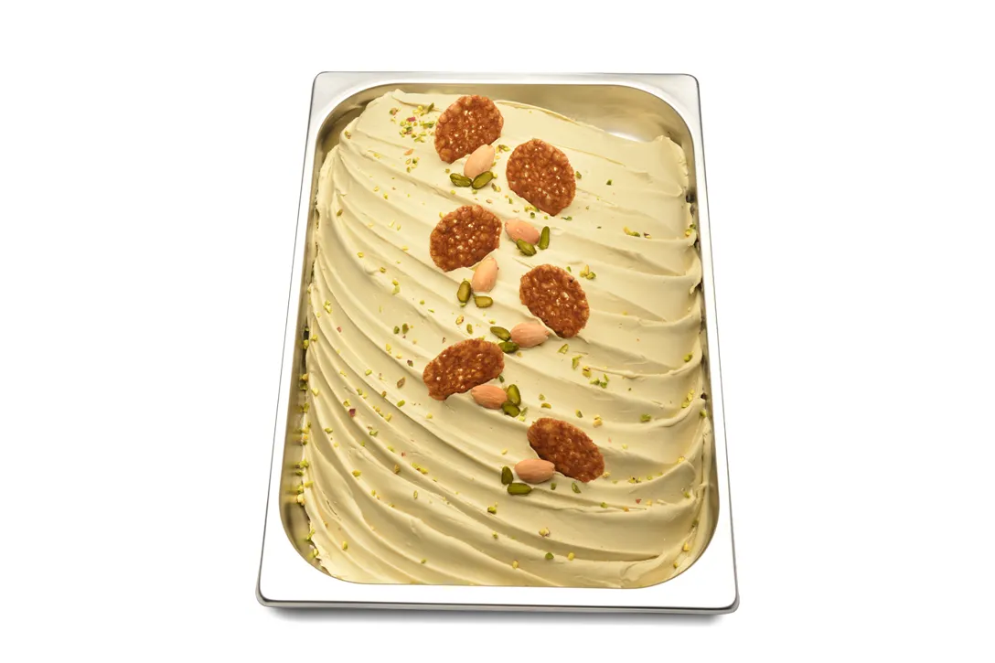 Vegan pistache en amandel saffraan ijs