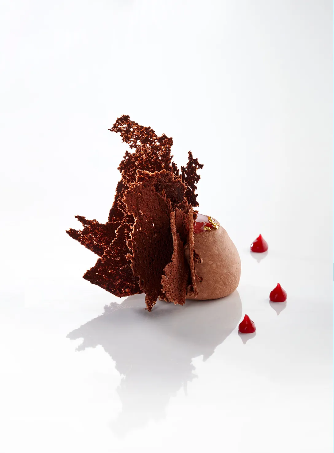 Cioccolato e mousse allo zenzero
