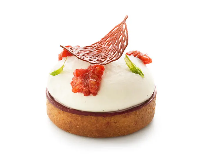 Strawberry white peach mint