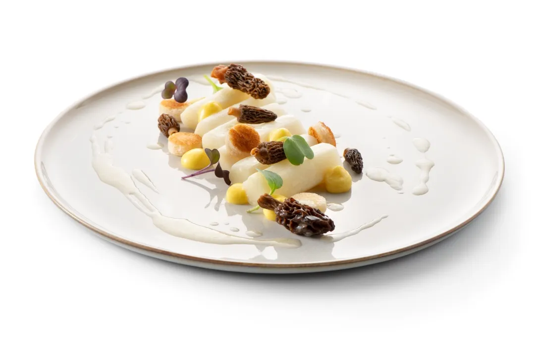Gekonfijte asperges