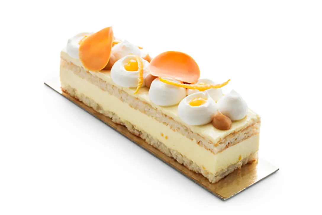 Barra de te-mandarina y caramelo