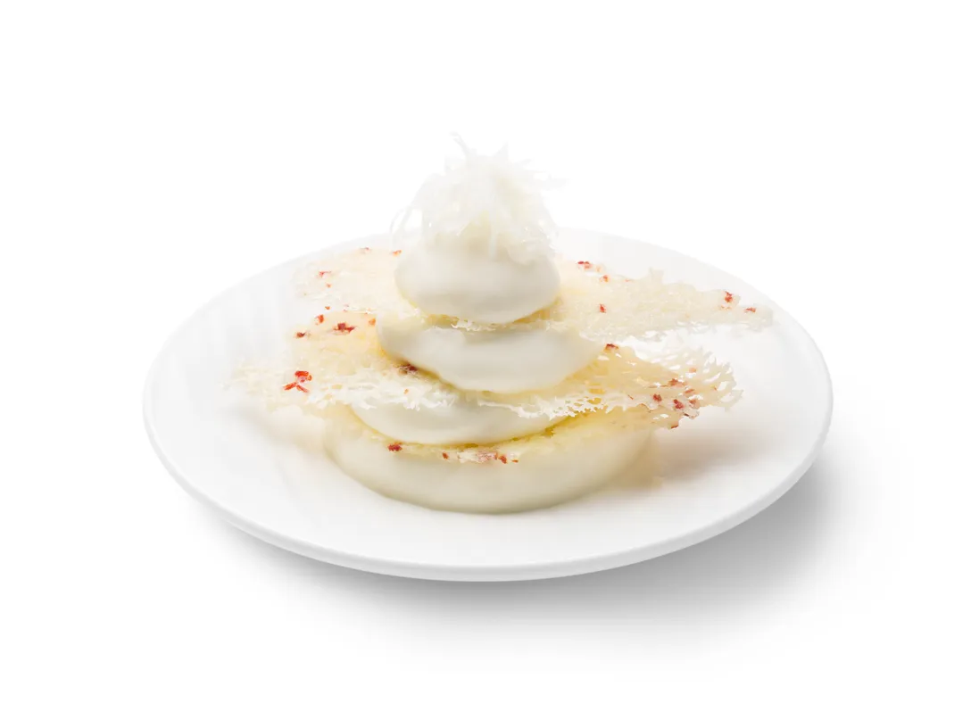 Parmezaanse kaas-espuma