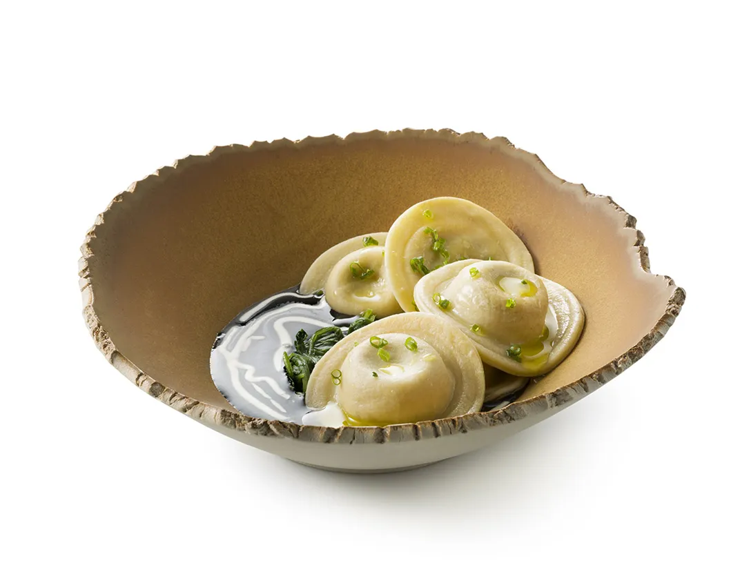Ravioli met varkensschouder