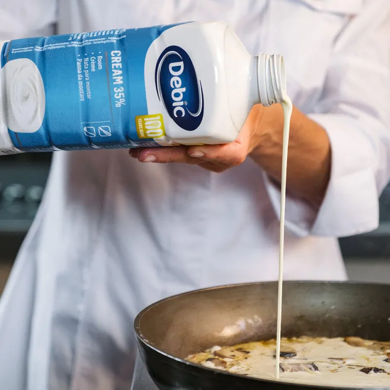 Pide tu muestra de Debic Nata 35% para Montar y Cocinar 1L