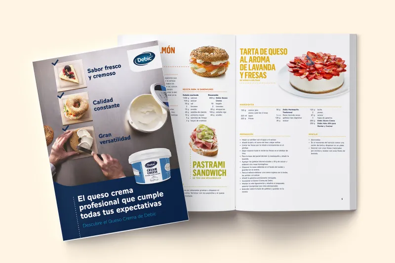 Recetario Queso Crema Debic